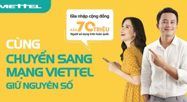 Viettel phục vụ khách hàng chuyển mạng giữ số ngay tại nhà